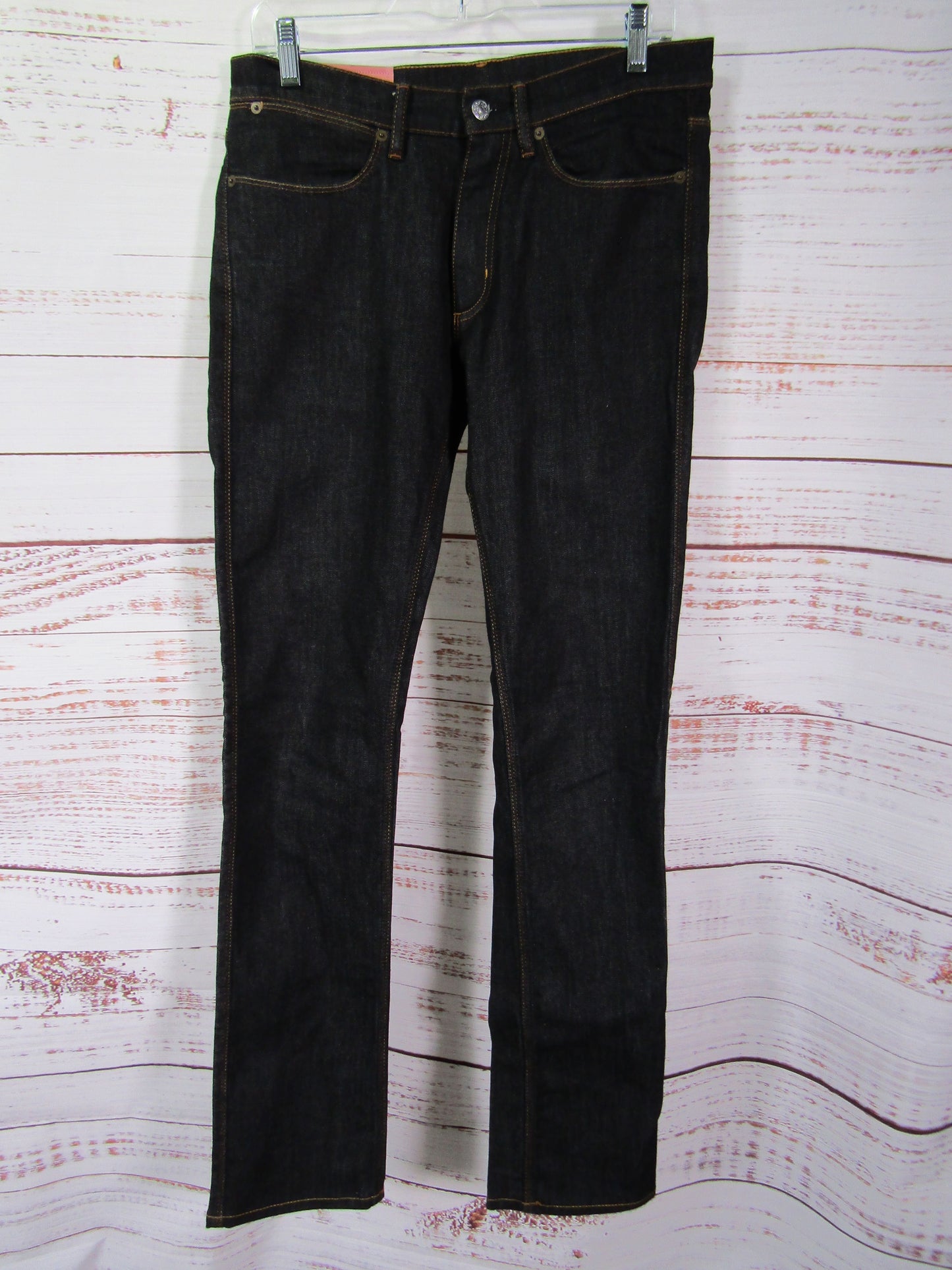 Acne Studios Bla Konst Max Men's Washed Black Jeans Size 31 Made in Italy