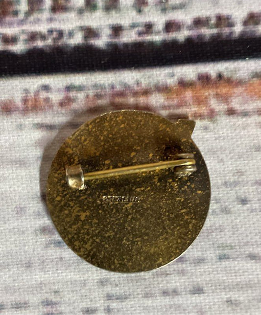 Volunteer University Hospitals Sterling Silver Enameled Vintage Brooch