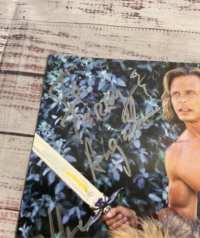 Marc Singer Autograph The Beastmaster Photo 8x10 Signed