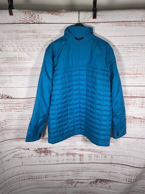 THE NORTH FACE Blue Thermoball Full Zip Quilted Puffer Jacket Men's Size Medium