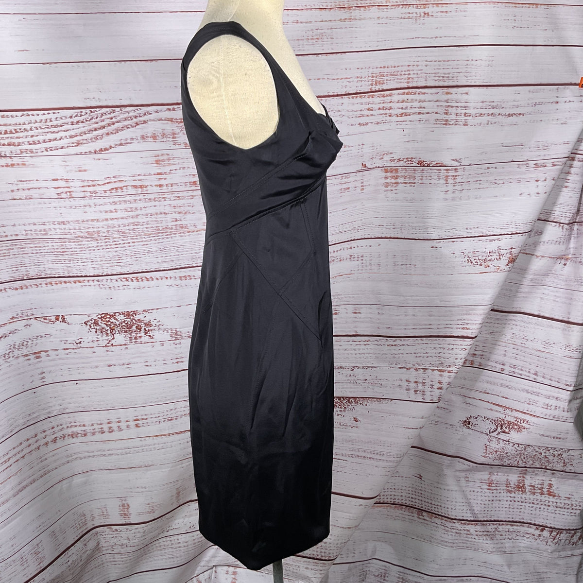 ZAC POSEN Women's Black Sleeveless Cocktail Dress- SZ 4