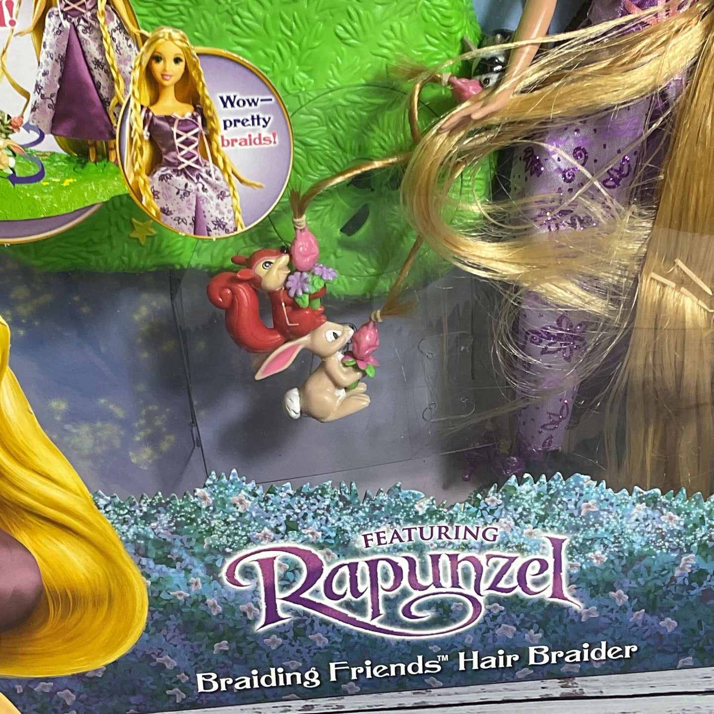 NOB Mattel Rapunzel Braiding Friends Hair Braider