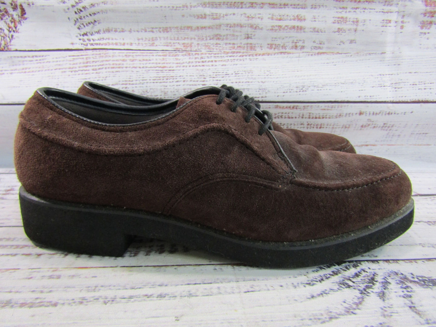 Hush Puppies Women's Brown Suede Oxford Dress Shoes Size 7.5