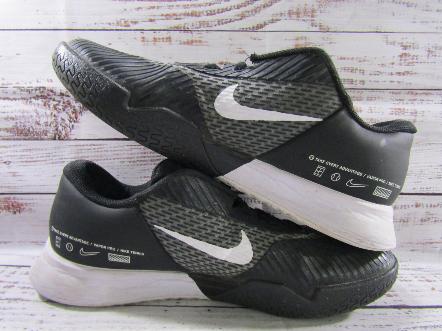 Nike Court Zoom Vapor Pro 2 Women's Black Sneakers Size 10.5 DR6192-001