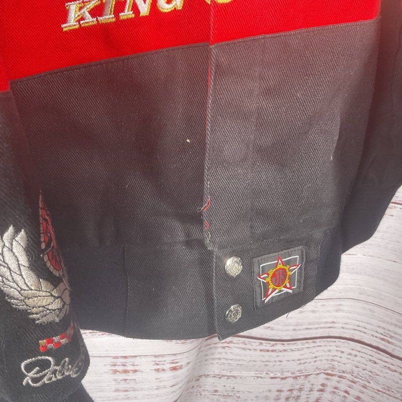 Chase Authentics Dale Earnhardt Jr. Budweiser Beer Red & Black Jacket - Size XXL