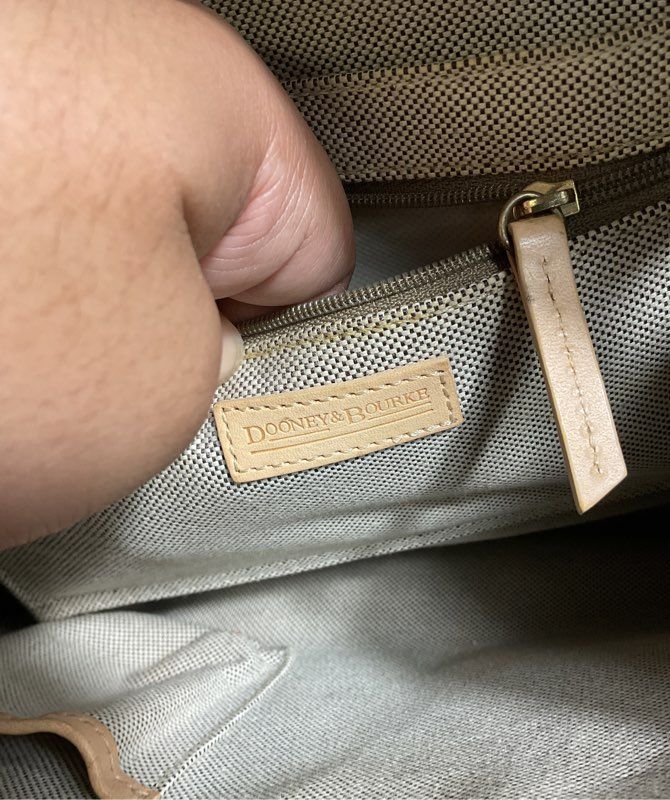 Dooney & Bourke Women's Brown Monogram Canvas Shoulder Bag