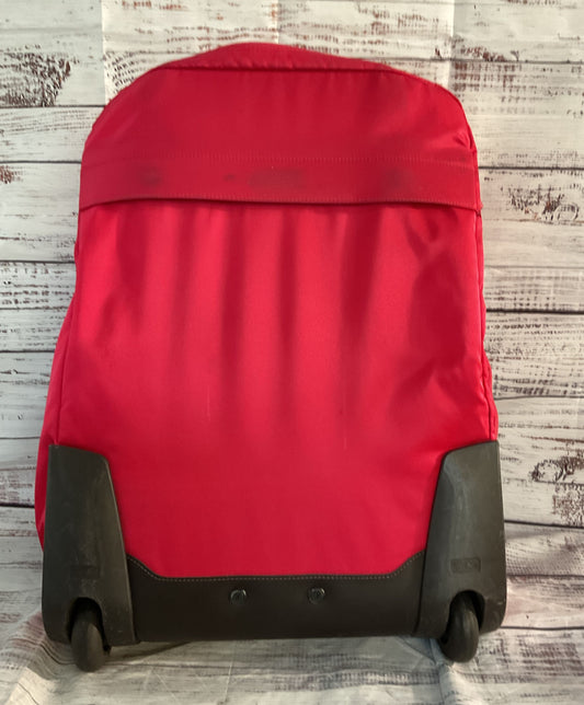Tumi Voyageur Super Leger Carry On Suitcase Red