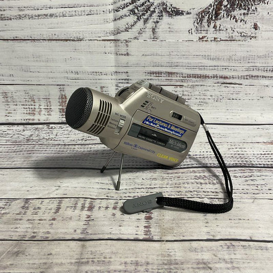 Sony Mic n' Micro M-100MC Compact Micro Cassette Audio Recorder FOR PARTS