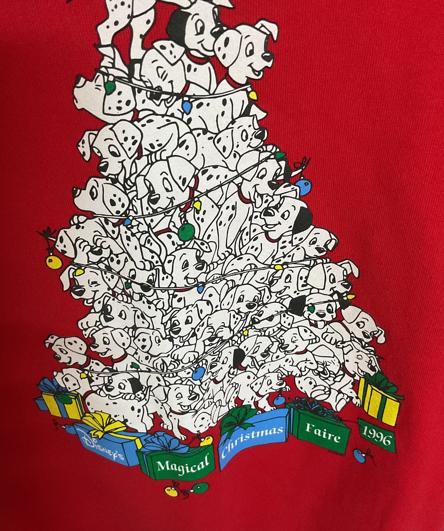 Vintage Hanes Disney Red Christmas Sweater - Size XL