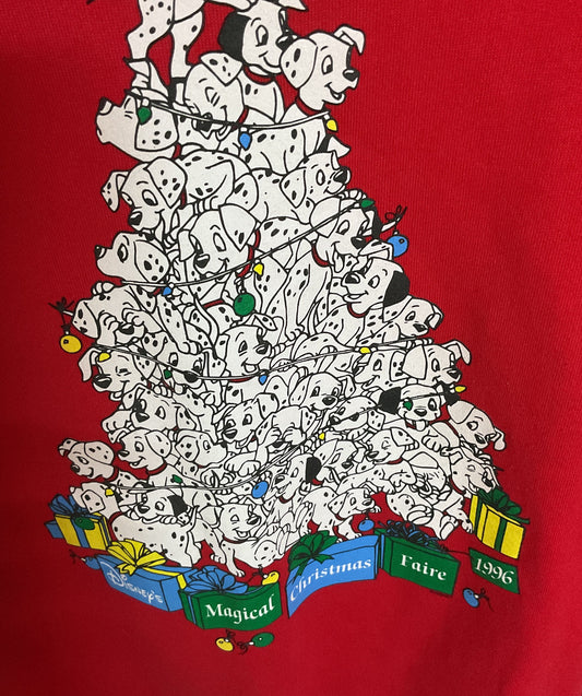 Vintage Hanes Disney Red Christmas Sweater - Size XL