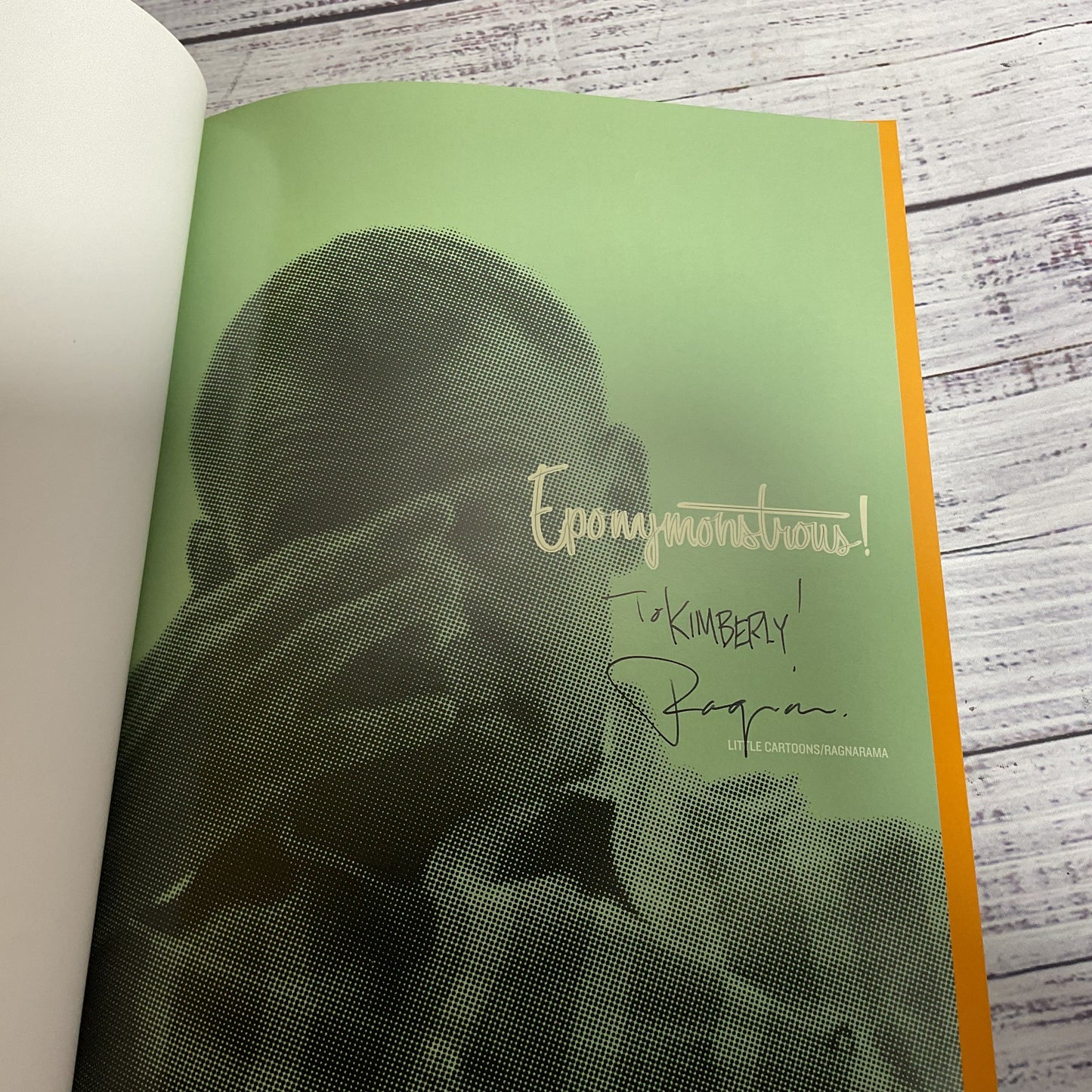 Signed RAGNAR Less Is No More EPONYMONSTROUS with Slipcase- GREAT CONDITION