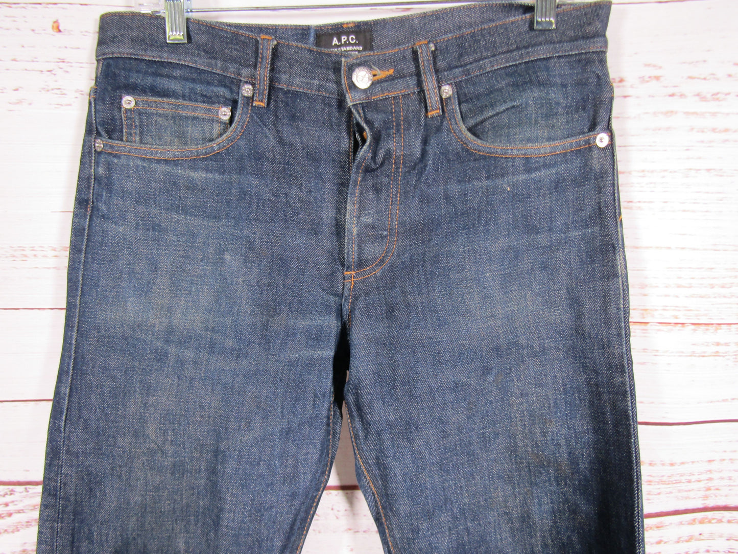 A.P.C. Men's Blue Denim Jeans Size 29