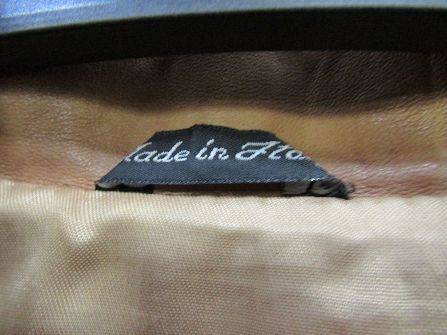 Vintage Alta Moda Men's Distressed Brown Leather Blazer Jacket Made in Italy
