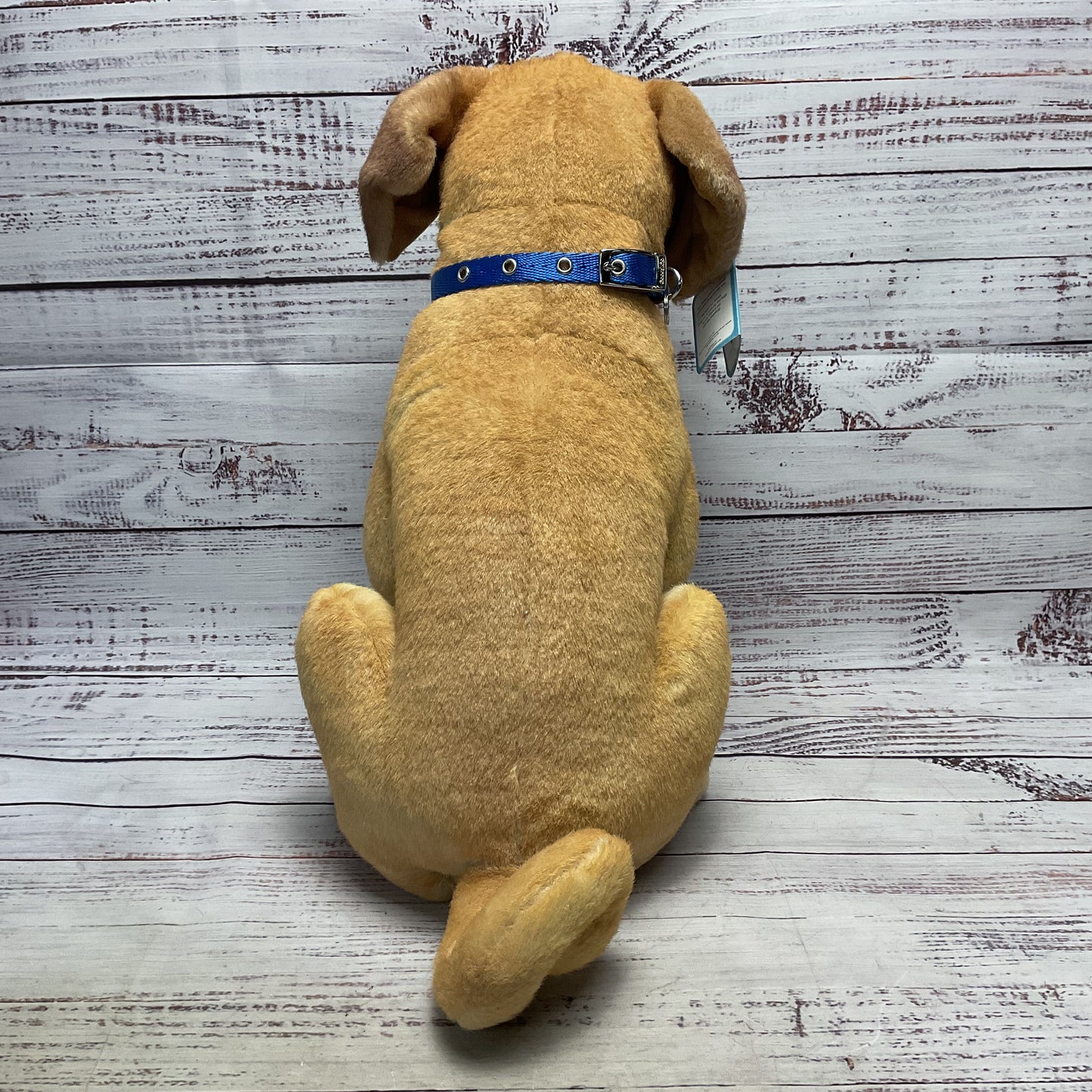 Petsies Custom Dog Stuffed Animal 15" Blue Dog Collar