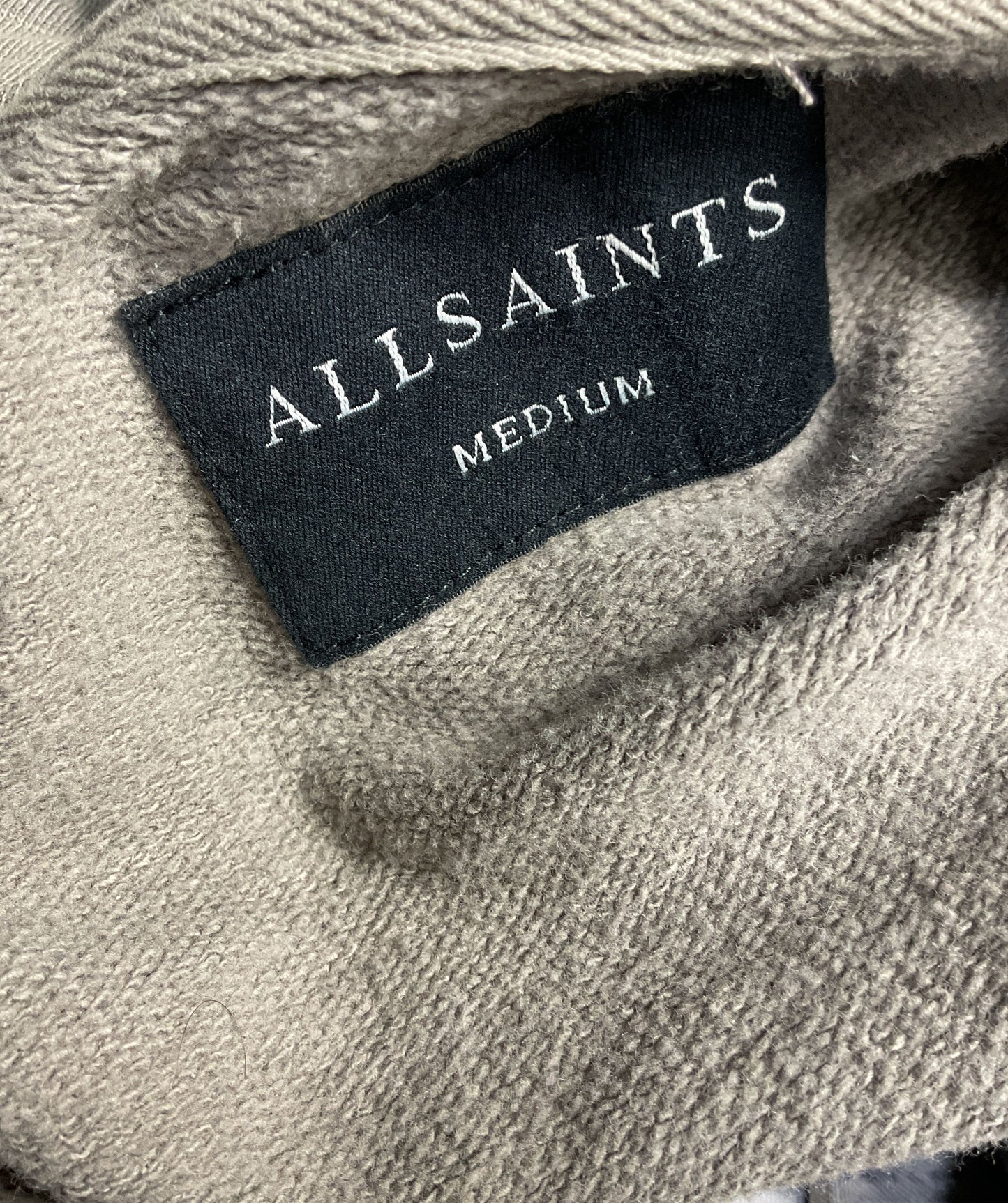 AllSaints Mevens Funnel Neck Sweater Heather Gray M