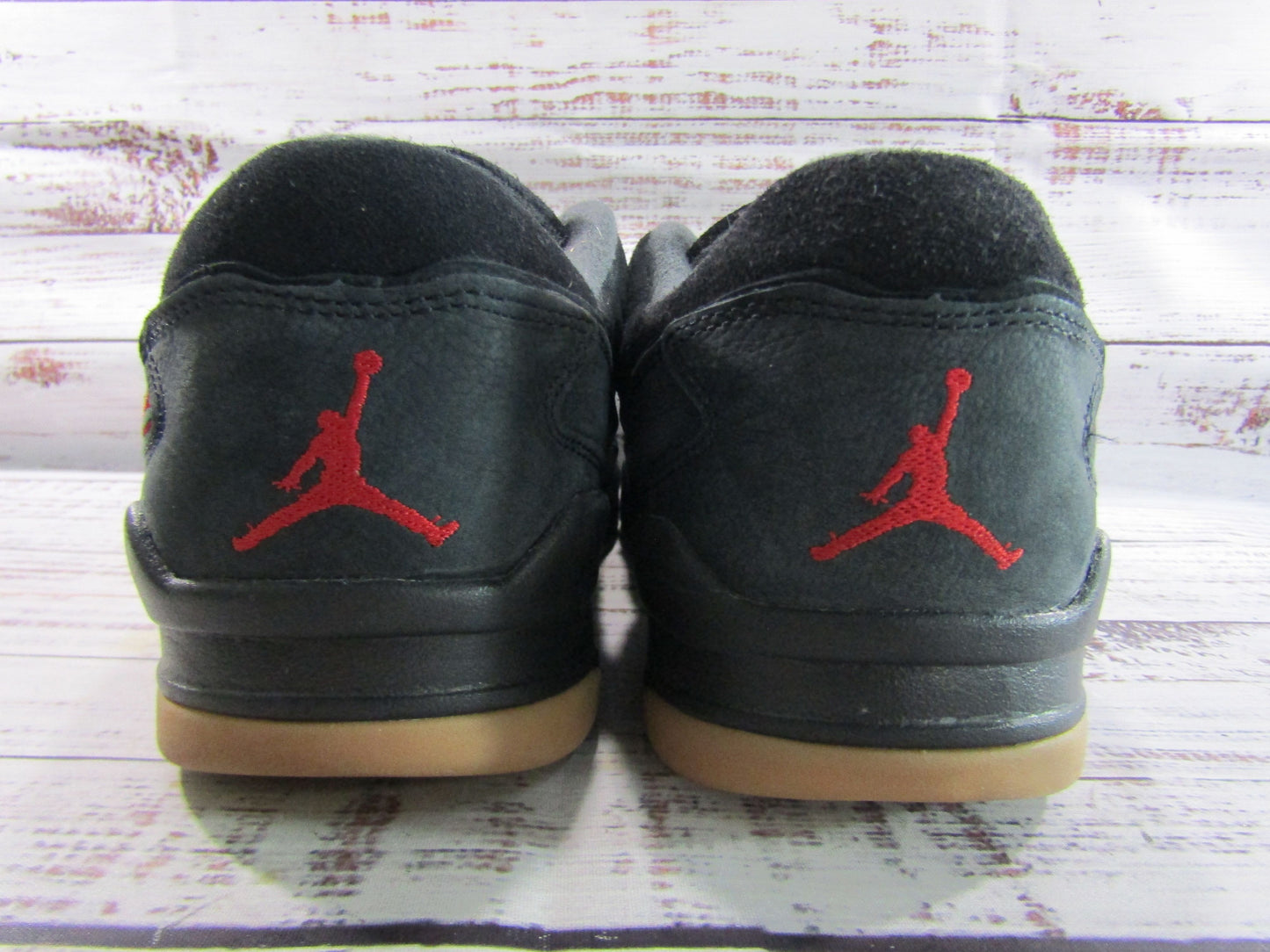 Nike Jordan Flight Court Men's Black Suede Low Top Sneaker Size 13 HF3255-001