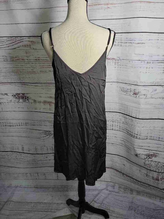 NWT Women's Aerie Charcoal Gray Slip Dress Size M