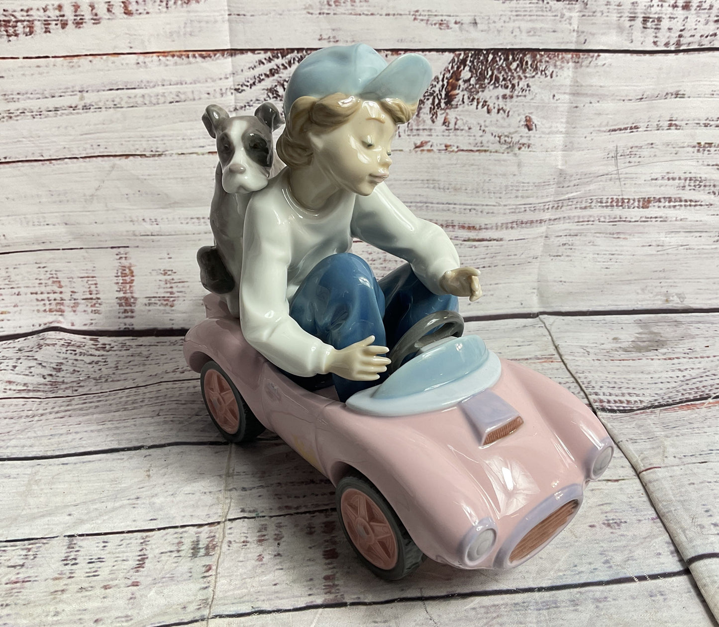 Lladro Out For A Spin #5770 Porcelain Figurine