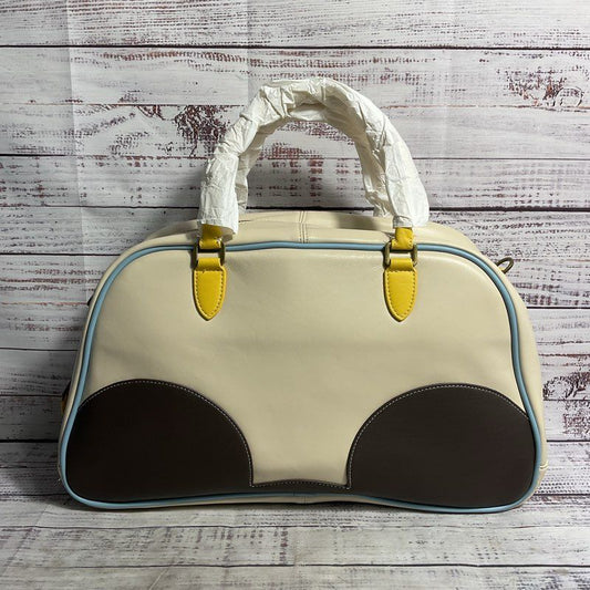 NWT Harry Lambert for Zara X Disney Mickey Ears Leather Boston Shoulder Bag
