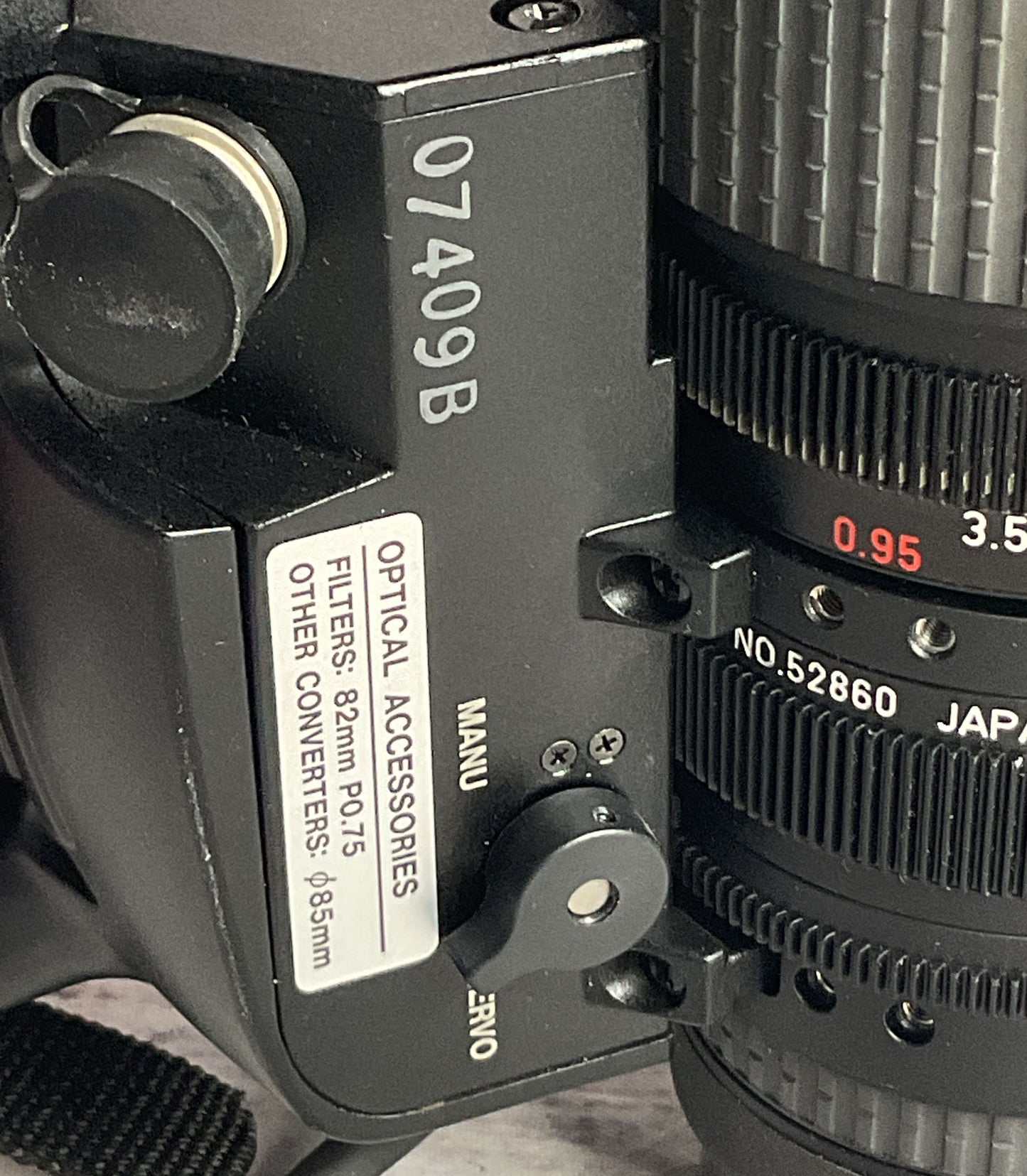 Canon YH17x7 KRS IX12 CCD 17x BCTV Zoom Lens