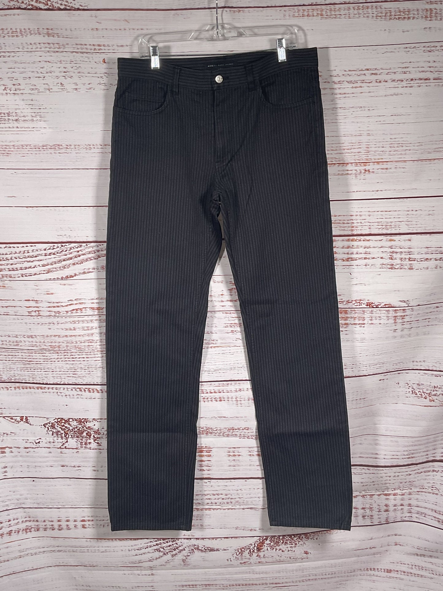 Marc by Marc Jacobs Black Striped Pants - Size 34 x 34