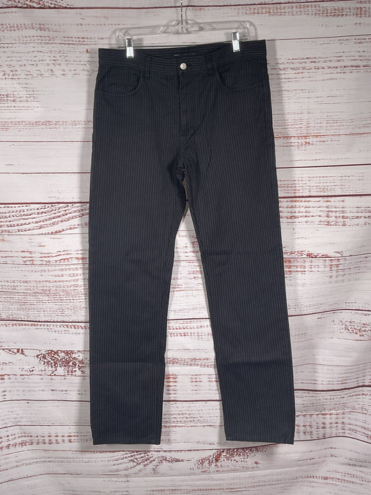 Marc by Marc Jacobs Black Striped Pants - Size 34 x 34