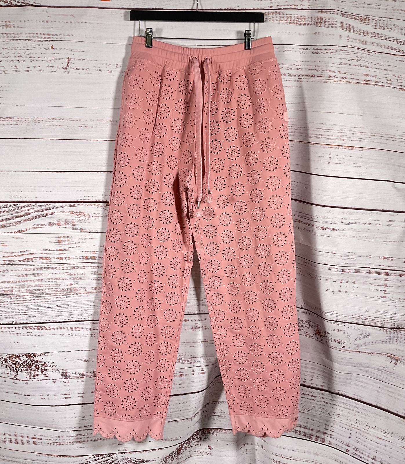 Fenty Puma by Rihanna Die-Cut Embroidered Pants Bridal Rose S