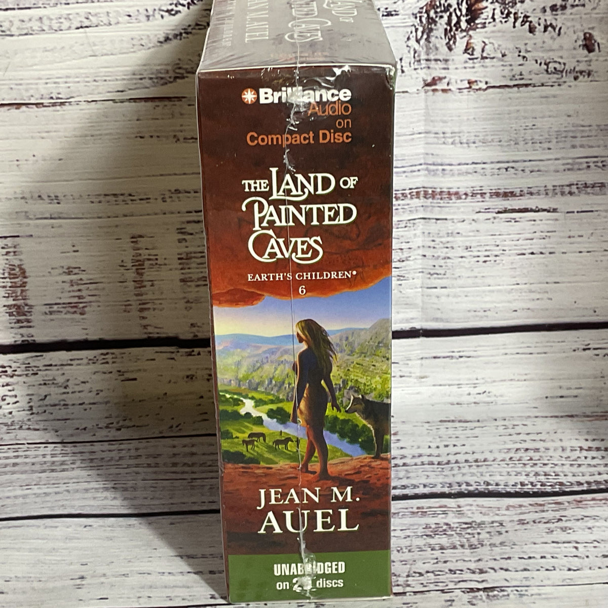 NEW SEALED JEAN M. AUEL The Land of Painted Caves Audio on Compact Disc Set