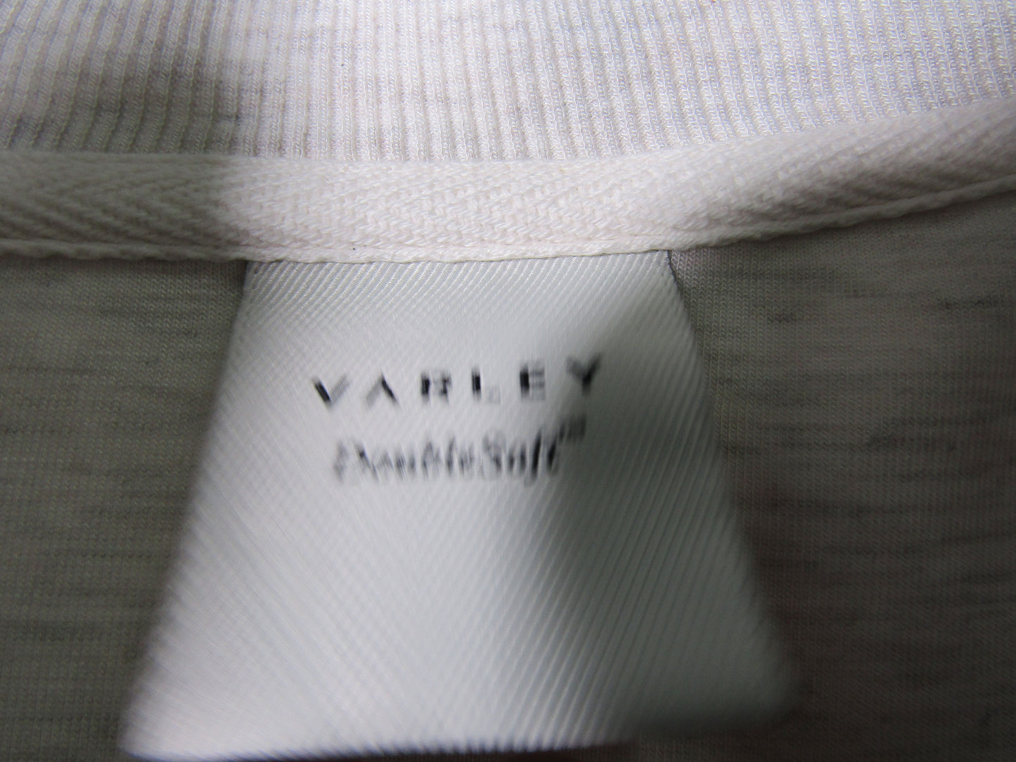 Varley Catherine Women's Ivory Marl Half Zip Sweatshirt Size L