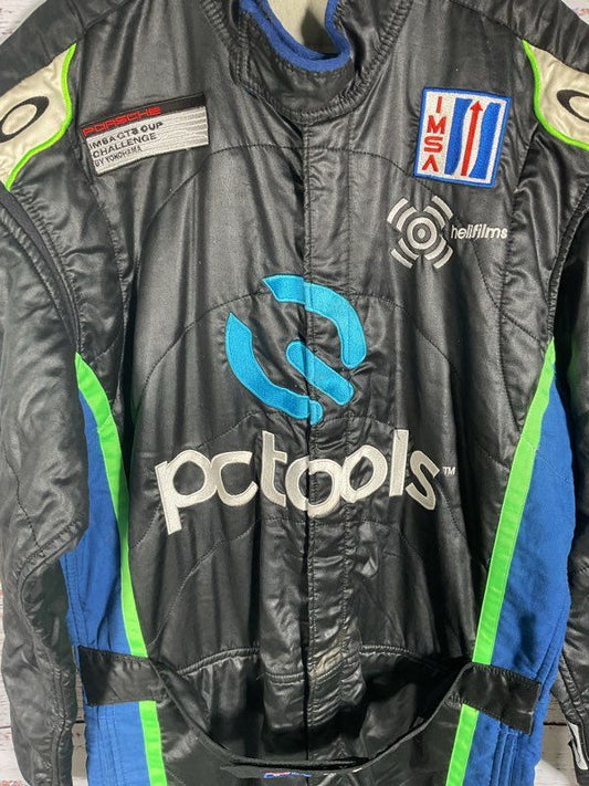 Vintage Oakley Racing Black & Blue Insulated Jumpsuit D. Calvert Jones