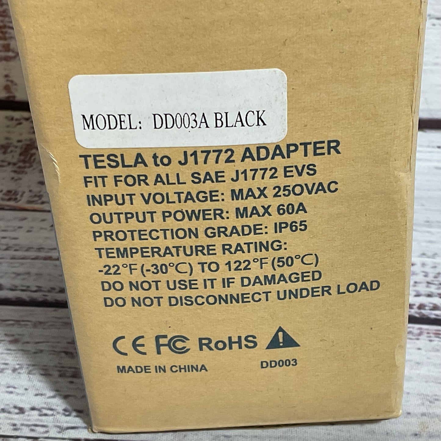 NEW VIPTOO X00469TBLL Tesla to J1772 Adapter