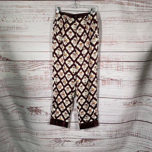 Scotch & Soda Sun Ray Burgundy Floral Print Pants - Size S