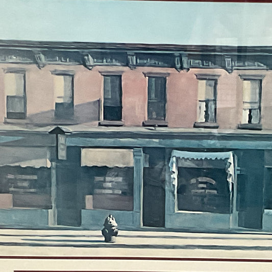 EDWARD HOPPER "The Art And The Artist" Exhibit Whitney Museum Lithograph