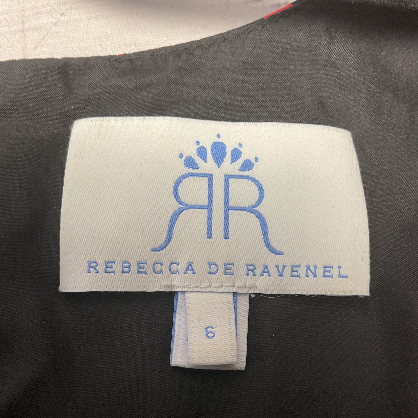 Rebecca De Ravenel Floral Silk Long Sleeve Front Tie Blouse - Size 6