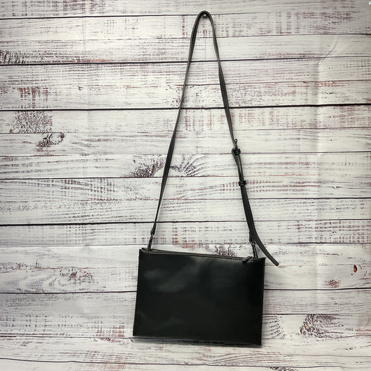 Sam Edelman Black Leather Square Shoulder Bag Purse