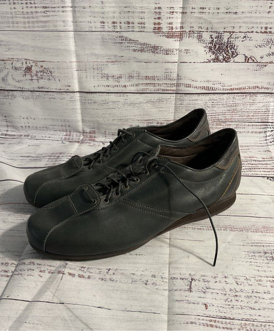 Henry Beguelin Light Black Leather Lace Up Shoes Size 43 EU 10 US