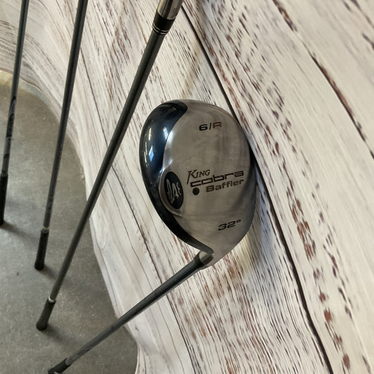 King Cobra offset SS 350 and Baffler: 18, 23, 29, 32 Degrees Golf Club Lot of 5
