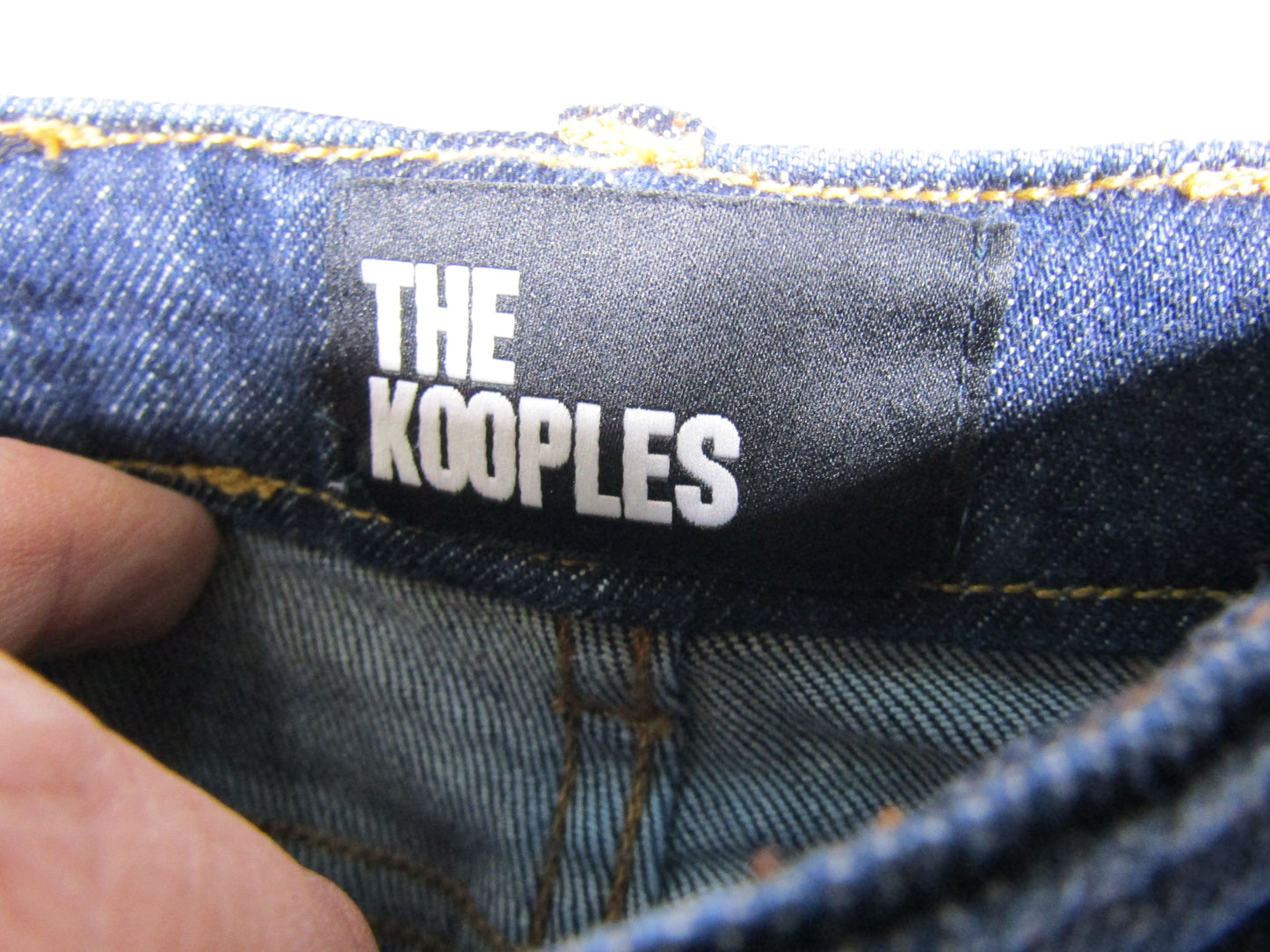 The Kooples Men's Dark Blue Denim Cotton Blend Jeans Size 28 x 26