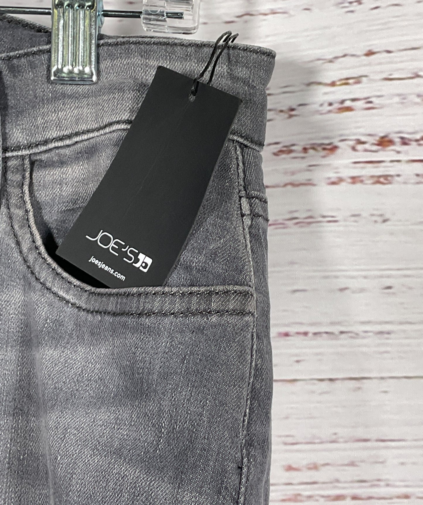 Joe's Jeans Distressed Skinny Ankle Jeans Gray 27