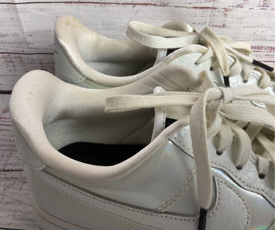 Nike Air Force 1 '07 LX Iridescent Hologram Mirror Summit Triple White 8