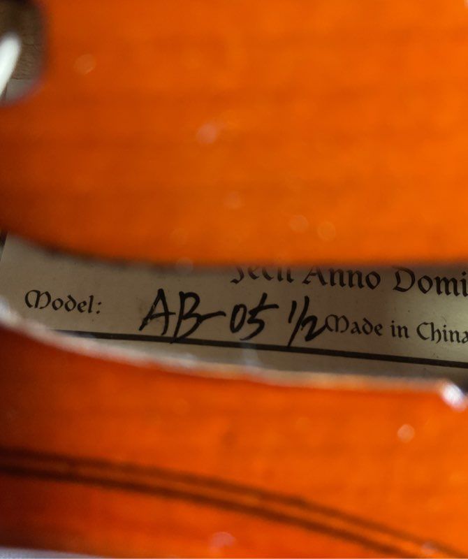 Anton Breton Ab 05 1/2 Student Violin With Case- Missing Strings