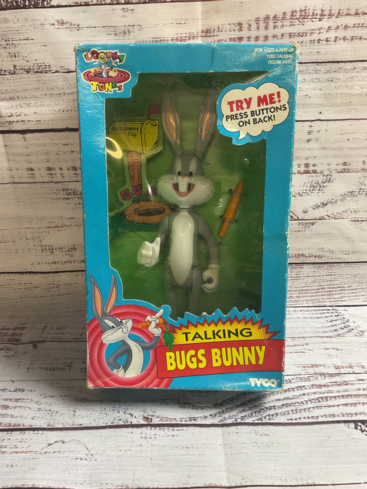 Vintage Tyco Talking Bugs Bunny Toy 1993 In Box