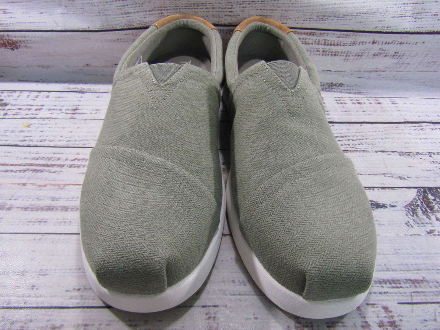 Toms Alp Fwd Men's Green Slip-On Shoes Size 10.5