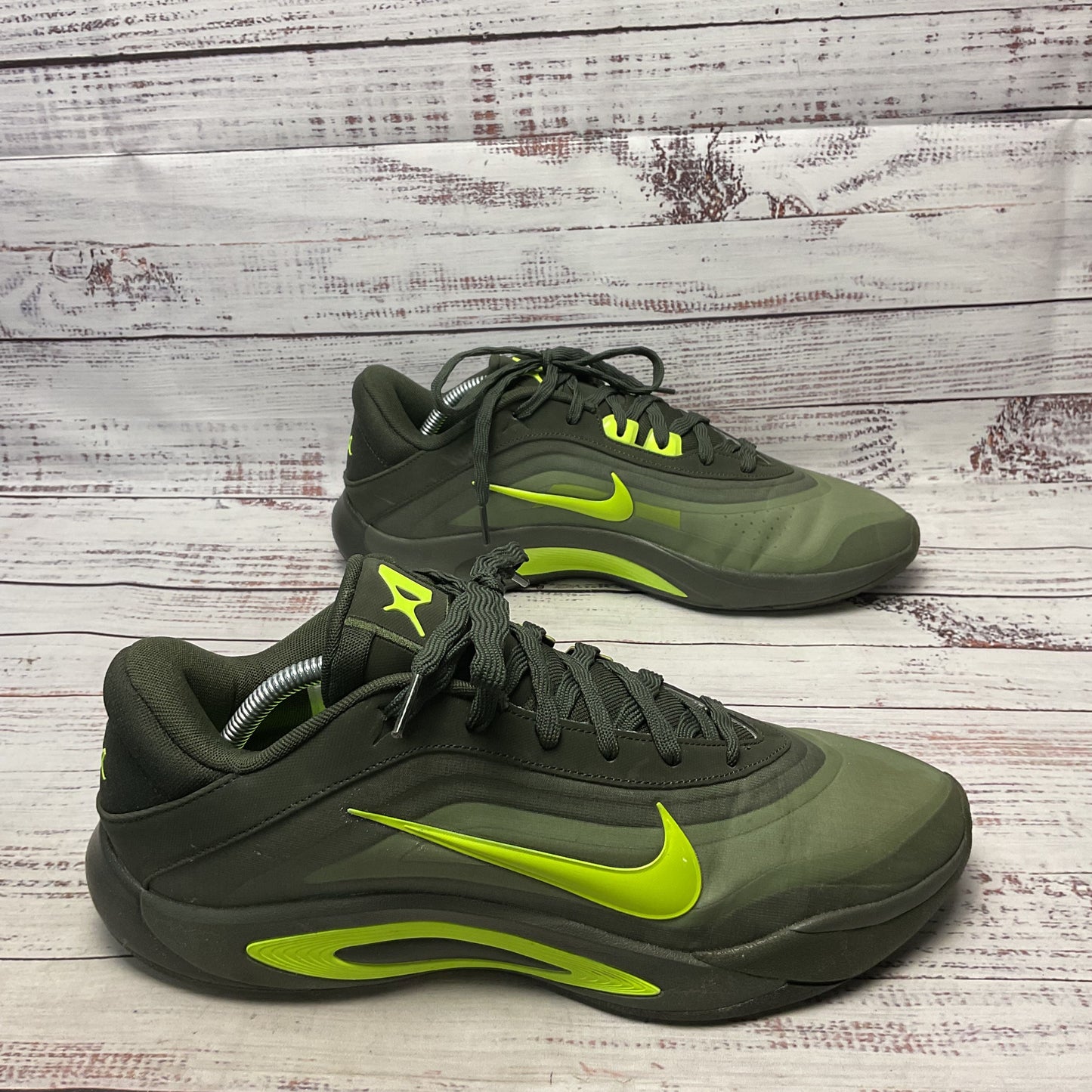 Nike A'ja Wilson A'One Green Athletic Basketball Sneakers Shoe Women Size 12