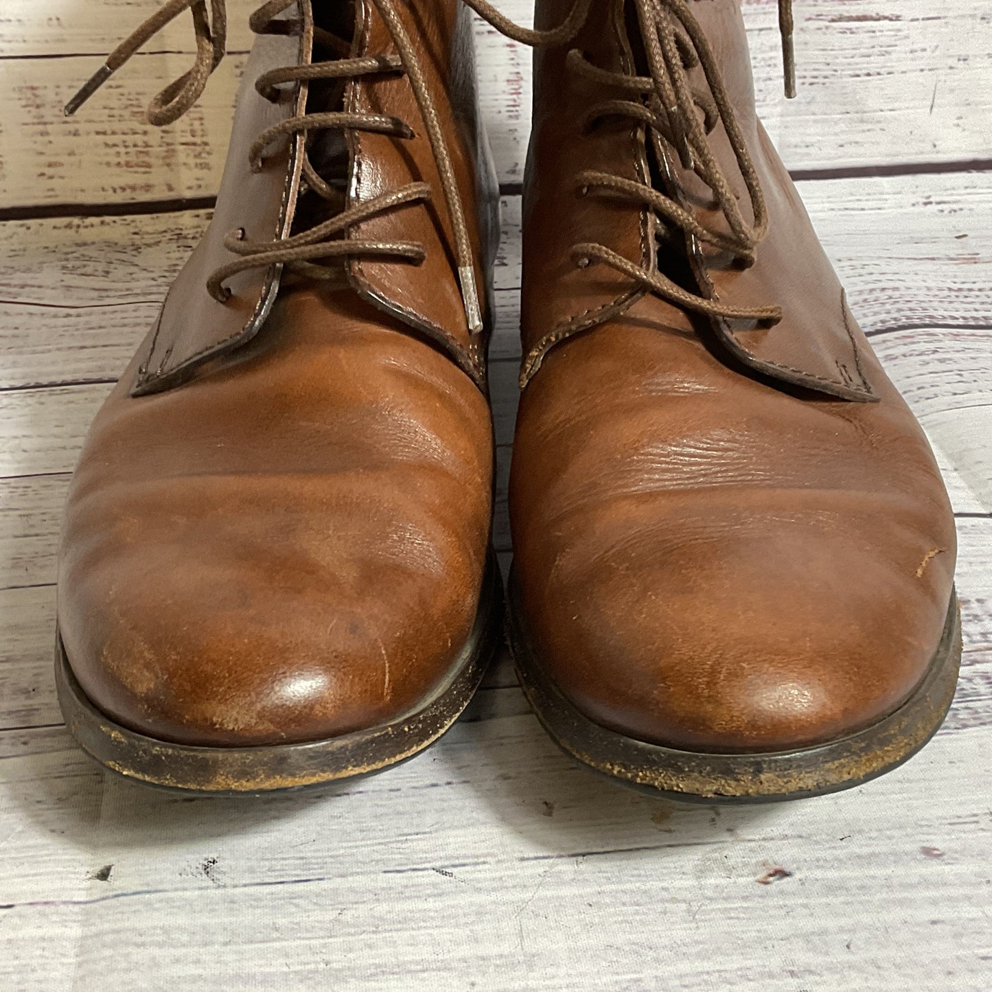A.P.C. Men's Brown Lace Up Boots- SZ 41/ 8US