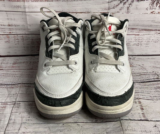 Nike Air Jordan 3 Retro Unisex Kids Sneakers Cement Grey 2Y