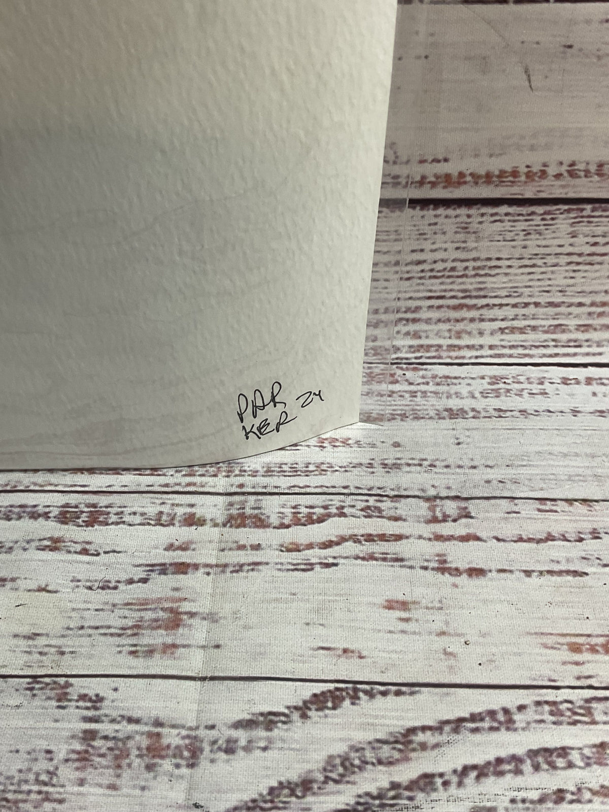 Line Faces Print by Parker Heath Signed