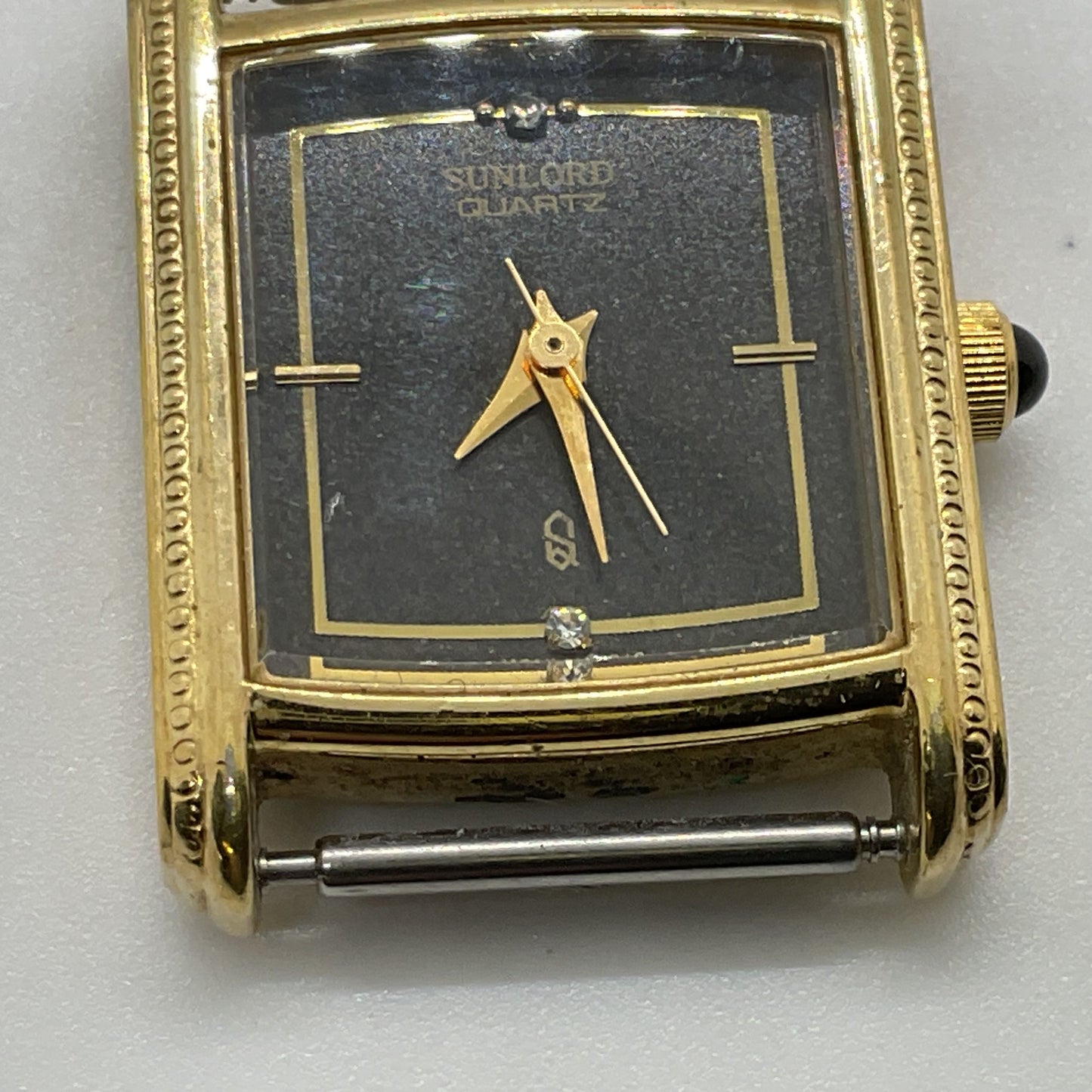 SANFORD Quartz LP1710 Gold Plated Watch Case- NO BAND