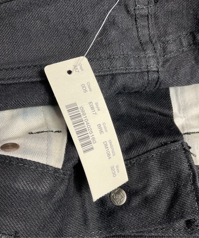 J Crew Style 484 Slim Narrow Leg Jeans Black 32 x 30