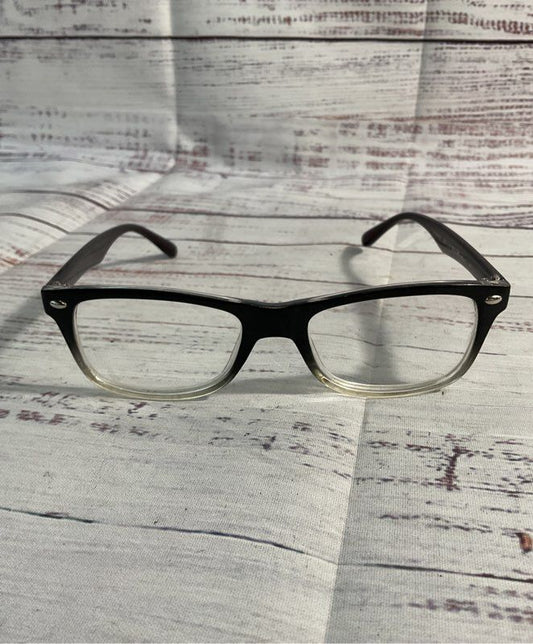 Lulu Guinness LRII 1.5 Black and Burgundy Eyeglasses Frames Only